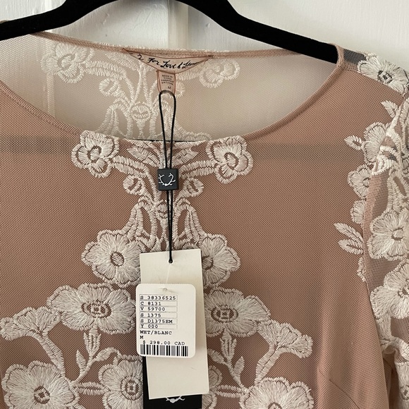 NWT For Love & Lemons White Lace Mini Dress - Picture 4 of 14